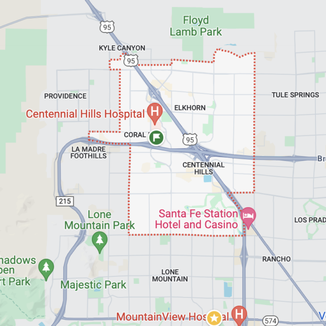 Las Vegas Map