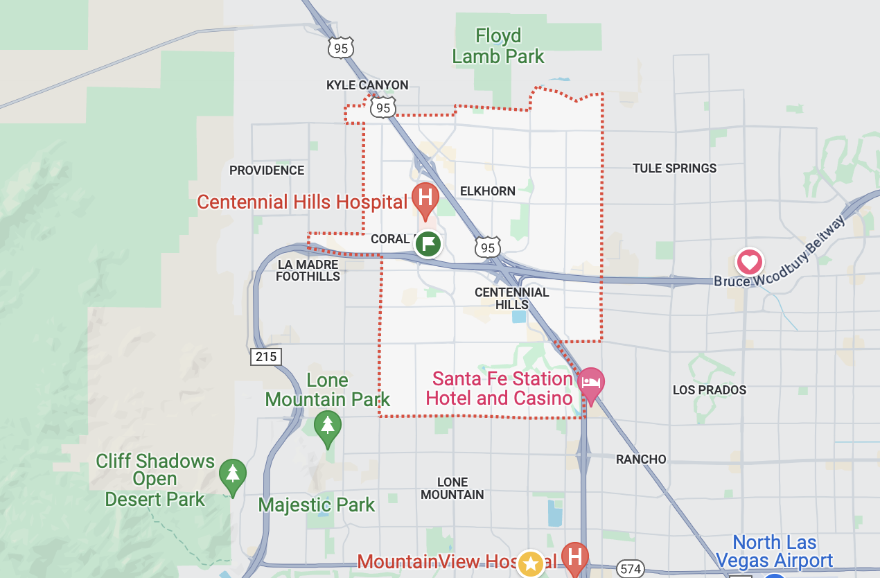 Las Vegas Map